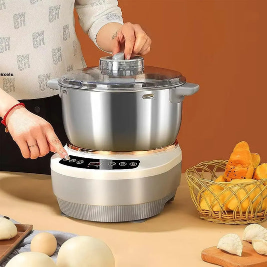 Pétrin électrique équipé de Fonction de Fermentation, capacité de 5 L, revêtement antiadhésif pour la Cuisson et Les toasts, idéal pour Les boulangers