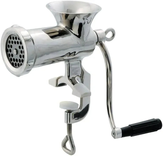 900g/min Débit, TELLIER, pour Qualité Professionnelle, Hachoir à viande en Inox avec serre-joint, Marque Française, LOUIS TELLIER