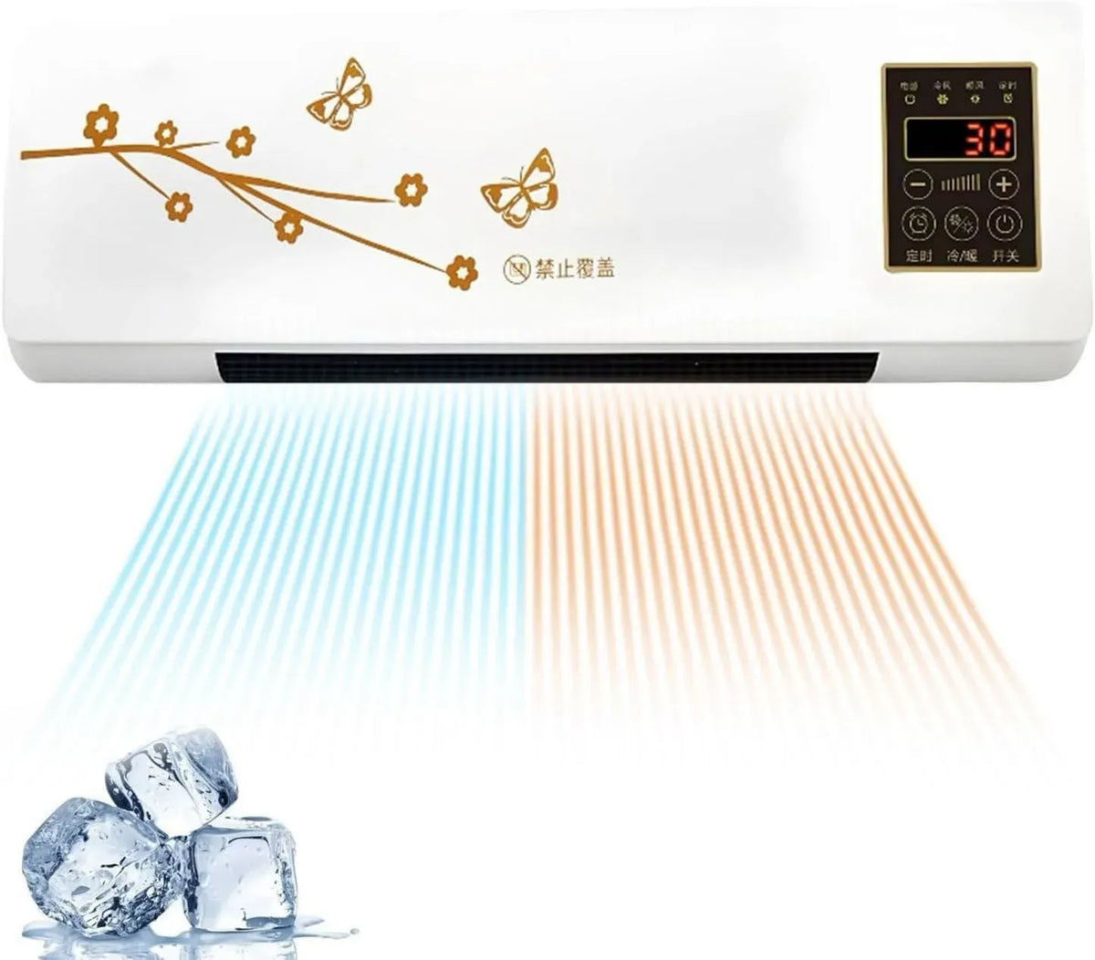 Radiateur électrique, portable, silencieux, Unité Télécommande Ultra Silencieuse
