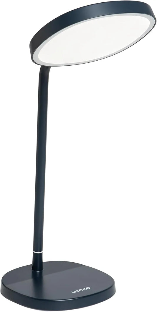 Lampe, bleu, Bureau, LED, Lumie Task Lampe LED Luminothérapie Bureau