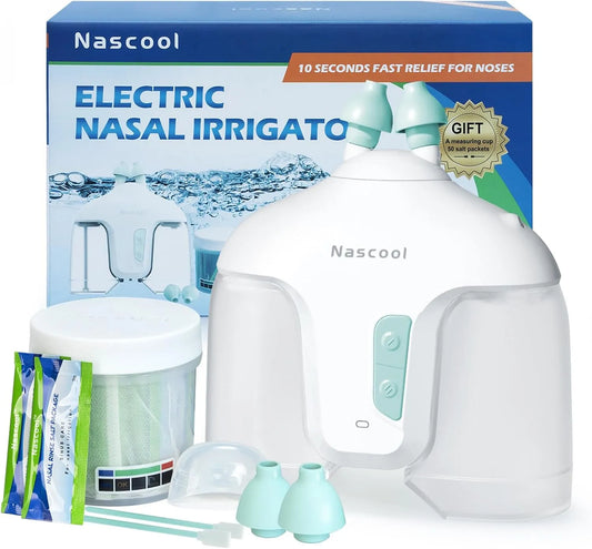 Nascool Irrigateur nasal électrique récupération à fonctionnement automatique des eaux usées