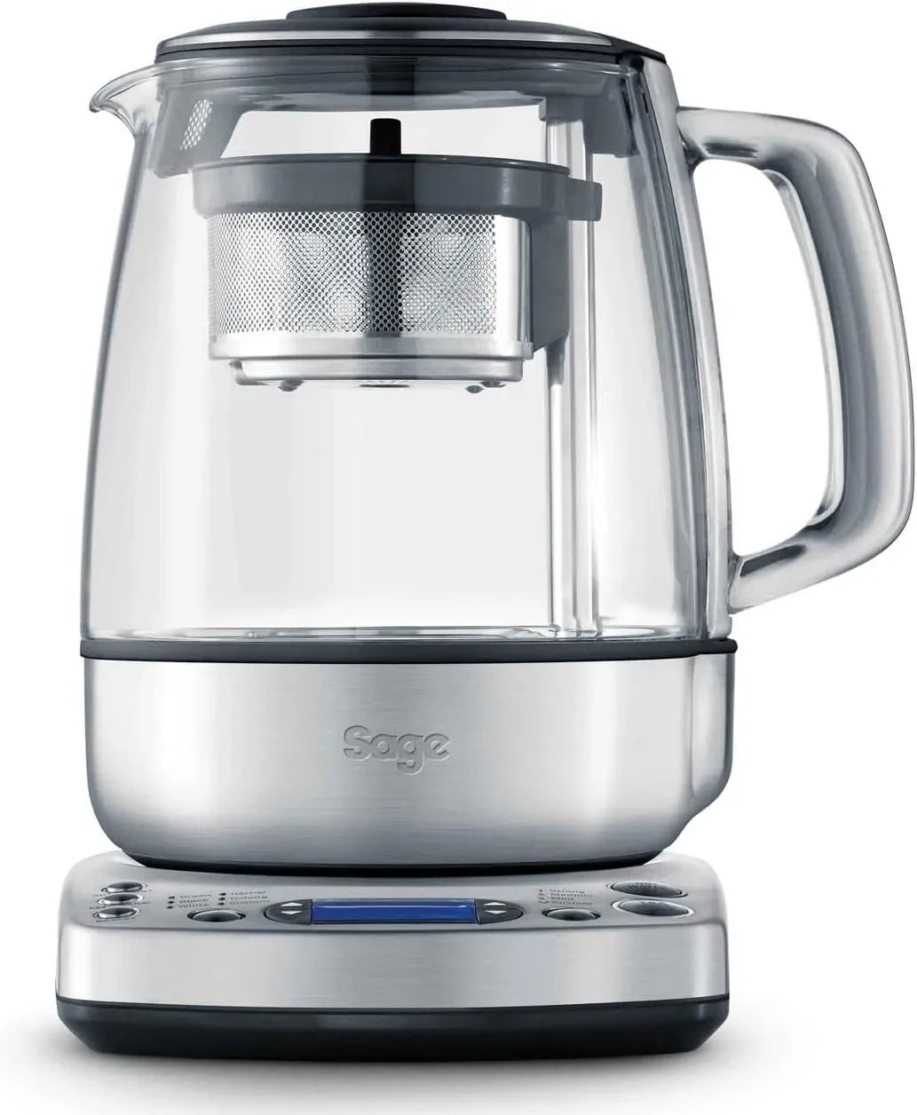 Sage Bouilloire électrique, 1,5 L, 2000 W, maintien au chaud, acier inoxydable, Maintien Au Chaud 60 Min; Force D'infusion Réglable, 5 Réglages