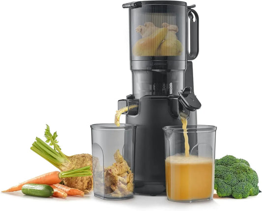 Caso Extracteur de jus, 40 tr/min, presse-agrumes et extracteur, Juice Fit Pro