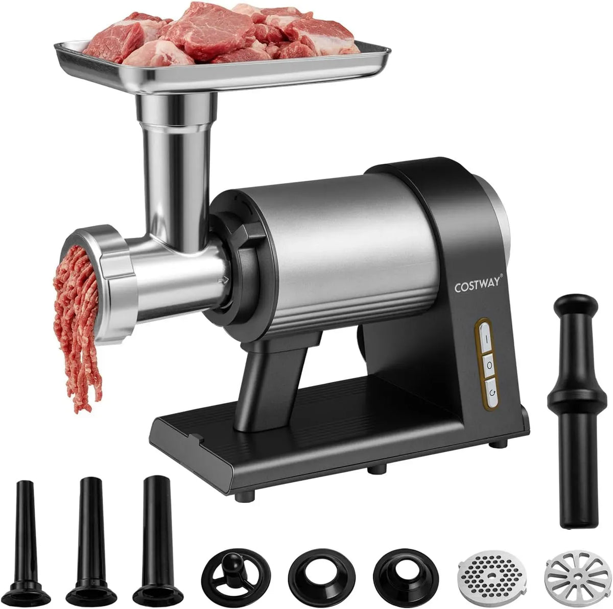 Accessoire pour appareil RELAX4LIFE 3-EN-1, 2000 W, professionnel, 1,8 KG/MIN pour Viande Saucisses et Charcuterie