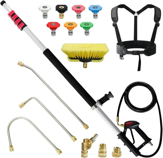 Nettoyeur haute pression, 7 embouts de buse de pulvérisation, 7,3 m