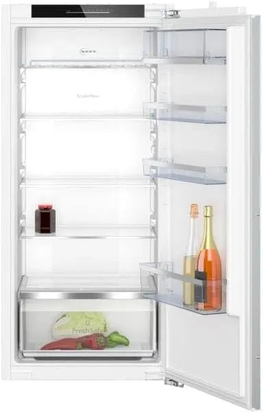 NEFF KI1413DD1 Congélateur, 204 L, 122, 5 x 56 cm, encastrable, armoire congélateur, EcoAirflow, étagères en verre de sécurité