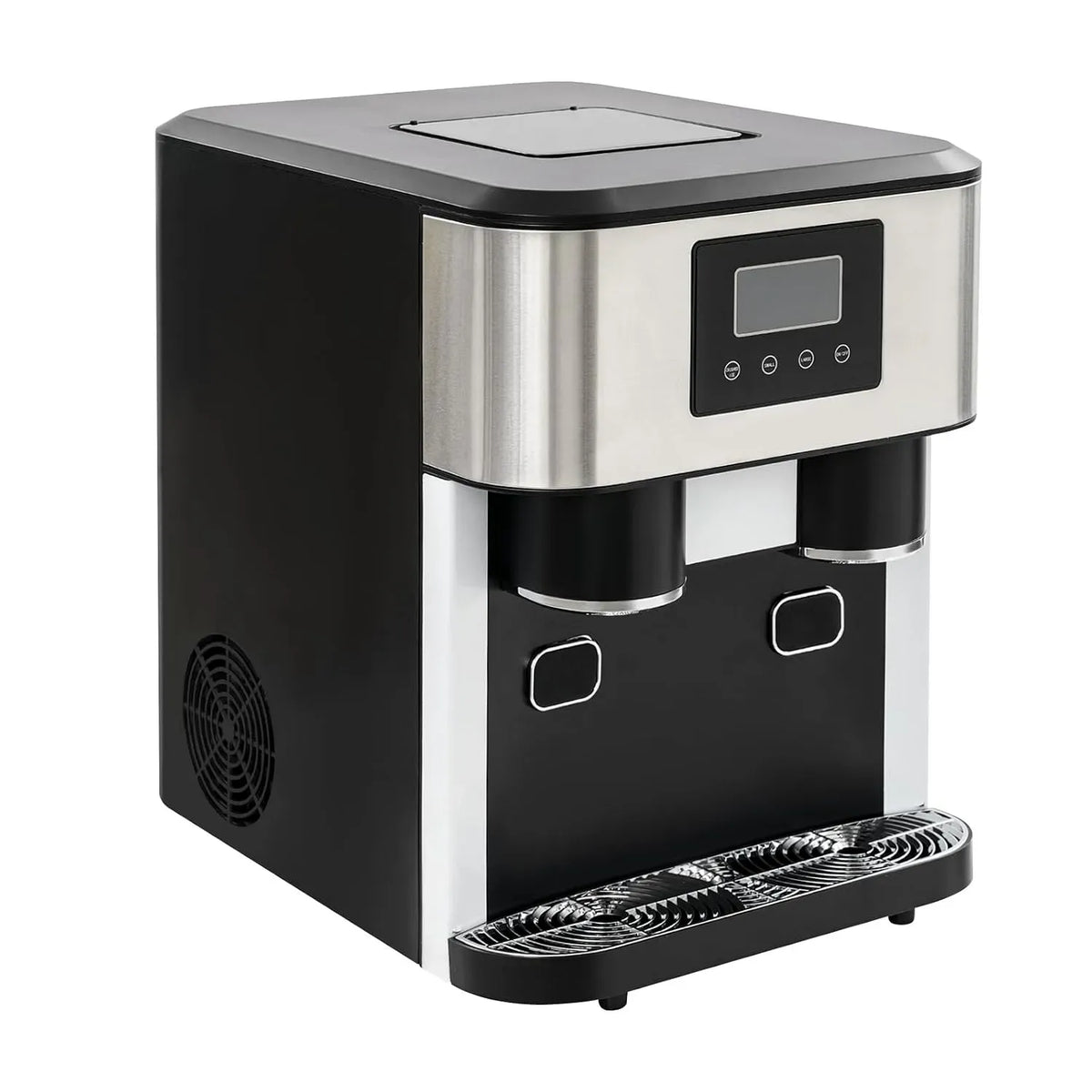 Machine à glaçons 3-en-1, écran LCD, capacité de 600g pour la maison, le bar